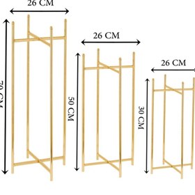 تصویر استند یا پایه گلدان قطر 25 سانتیمتر 