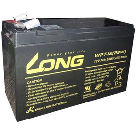 تصویر باتری 12 ولت UPS برند Long لانگ ا Long UPS Battery 12V Long UPS Battery 12V