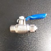 تصویر شیر ورودی تصفیه آب خانگی فلزی ۱/۴ اینچ 