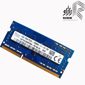 تصویر رم 4 گیگابایت ddr3l لپ تاپ باس 12800/1600mhz برند اسکای هاینیکس 