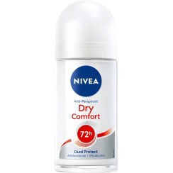 تصویر مام رول ضد تعریق 72 ساعته زنانه درای کامفورت نیوآ مدل Nivea Dry Comfort Anti Perspirant 72h anti-perspirant roll-on Nivea Dry Comfort Anti Perspirant 72h anti-perspirant roll-on 50ml