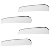 تصویر قاب روی دستگیره خودرو مدل استیل مناسب برای ساینا مجموعه 4 عددی 