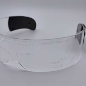 تصویر عینک LED دی جی مدل تلی Cyber LED Glasses Teli model