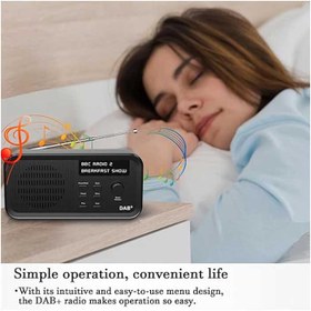 تصویر رادیو دیجیتالی مدل D9 برند Pinci Pinci digital radio D9