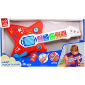 تصویر گیتار جادویی لمسی برای کودکان - اسباب بازی گیتار تعاملی برای نوزادان برند happy kids Little Learners Magic Touch Guitar - Interactive Baby Guitar Toy