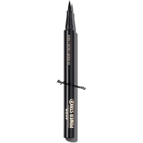 تصویر خط چشم 24 ساعته پاور استی آون 24-hour power stay eyeliner by avon
