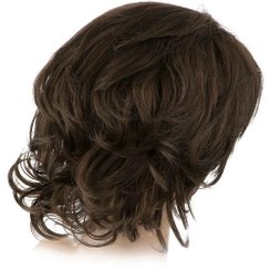 تصویر کلاه گیس کوتاه ساتورا مدل BAMOO3 فر جنس الیاف ابریشم Sathura Wig BAMOO3 – Short Curly Synthetic Silk Fiber Hair Wig for Women