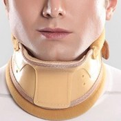 تصویر گردن بند طبی سخت چانه دار پاک سمن کد 039 Paksaman Hard Cervical Collar with Chin Support