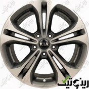تصویر رینگ فابریک کیا سراتو 17 اینچی رنگ رخ تراش دودی 