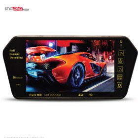 تصویر آینه مانیتور دار و دوربین دنده عقب خودرو Full HD Full HD Rearview Mirror Monitor