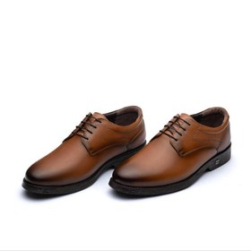 تصویر کفش چرم مجلسی مردانه کارا مدل شایان زیره ترمو - مشکی / 44 