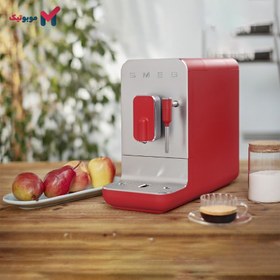 تصویر اسپرسو ساز اسمگ مدل BCC02  قرمز مات Smeg Espresso machine BCC02