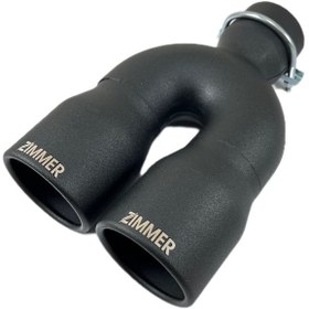 تصویر سر اگزوز زیمر دولول مشکی 