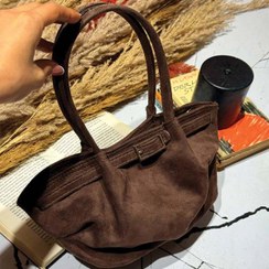 تصویر کیف دستی پارچه مخملی زنانه 