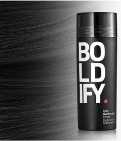 تصویر الیاف مو کاملاً پوشاننده ریزش مو رنگ قهوه‌ای روشن 28 گرم برند boldify Hair Fibers Completely Conceals Hair Loss Light Brown 28g