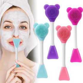 تصویر فیس براش مدل خرسی Bear model face brush