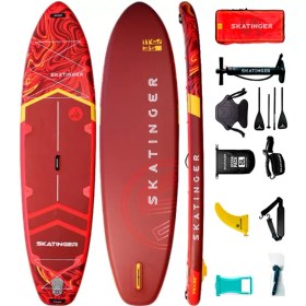 تصویر پدل برد Skatinger Magma Red 