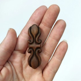 تصویر گیره مو چوبی کد HG-139 