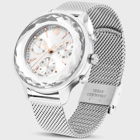 تصویر ساعت آنالوگ با بند مشبک برند swarovski Mesh Strap Analog Watche