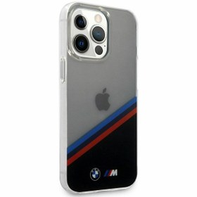 تصویر قاب آیفون 13 CG mobile مدل IPHONE HARD CASE LOGO STRIPE BMW 