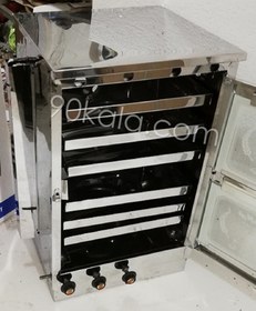 تصویر تنورگازی استیل 6سینی 