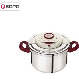 تصویر زودپز 8 لیتری تفال مدل TEFAL CLIPSO &amp; PRECISION TEFAL PRESSURE COOKER CLIPSO PRECISION