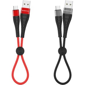 تصویر کابل شارژ بروفون مدل BX32 با سری میکرو به طول BOROFONE BX32 Munificent charging data cable for Micro