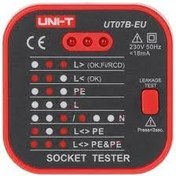 تصویر تستر پریز مدل UNI-T UT07B-EU ا UNI-T UT07B-EU Socket Tester UNI-T UT07B-EU Socket Tester