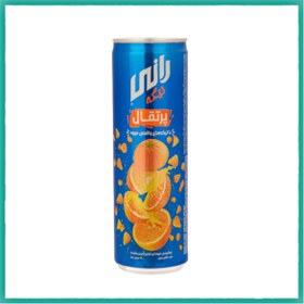 تصویر نوشیدنی پرتقال رانی حاوی تیکه های واقعی میوه -۲۴۰ میلی لیتر -بسته ۲۴ عددی 
