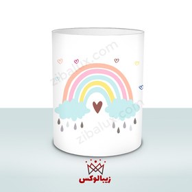 تصویر سبد اسباب بازی و سبد لباسی کودک نوجوان دخترانه رنگین کمان ۱ 