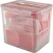 تصویر سبد پیک نیک لیمون مدل 10635 ظرفیت ۶ نفره 