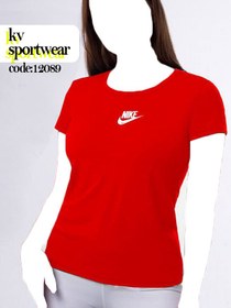 تصویر تیشرت سایز بزرگ ورزشی زنانه NIKE کد 002 Womens big size sports tshirt NIKE code 002