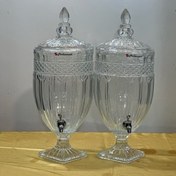 تصویر کلمن شیشه ای پنج لیتری 