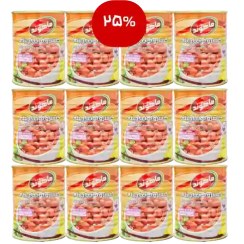 تصویر شل کنسرو لوبیا چیتی (12عددی) 