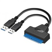 تصویر کابل تبدیل USB3 به SATA مدل RXD-339U3 طول 30 سانتی متر 