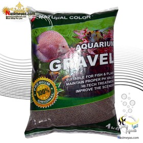 تصویر کود و بستر گرانولی آکواریوم آب شیرین و پلنت XF20702 نشرال کالر Natural Color Aquarium Gravel