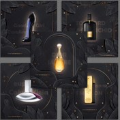 تصویر مجموعه قالب آماده پست اینستاگرام مدل Black Leaves 