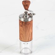 تصویر آسیاب قهوه استوانه طرح چوب 