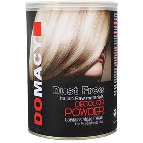 تصویر پودر دکلره سبز 400 گرمی دوماسی Domacy Dust Free 400 Gram Green Decolorate Powder 