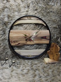 تصویر ساعت دیواری روستیک Rustic wall clock