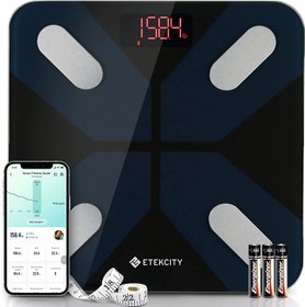 Etekcity Scale for Body Weight, Smart Digital Bathroom Weighing Machine  with Body Fat for People