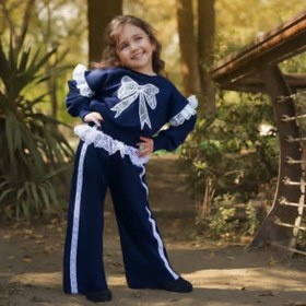 تصویر ست پاپیون توردار 