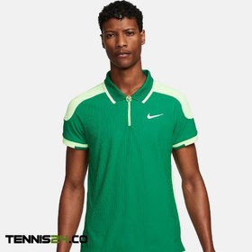 تصویر پلوشرت تنیس مردانه نایک NikeCourt Slam Dri-FIT ADV- سبز 