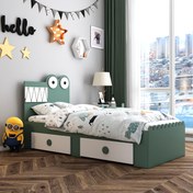 تصویر تخت خواب نوجوان اعیان مدل FH839 سایز 80x180 سانتی متر 