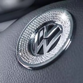 تصویر نگین لوگو فرمان خودرو ولکس واگن (volkswagen) 