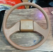 تصویر غربیلک فرمان سایپا مدل 90 رنگ کرم شکلاتی 