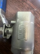 تصویر شیر گازی سایز1 1/2اینچ کلاس 2000 وگ از جنس CF8M , ساکت ولد BALL VALVE 2000 WOG SIZE 1 1/2" SW