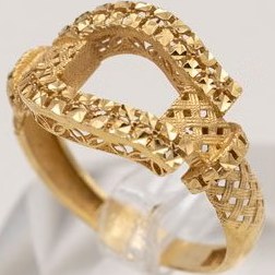 تصویر انگشتر طلا ترنم کد 70048 