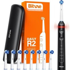 تصویر مسواک R2 بینوی برقی چرخشی Versatile مدل اورال-کلین با کیس همراه 