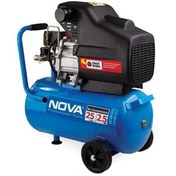 تصویر کمپرسور 25 لیتری نووا مدل NTA-9025 Nova NTA-9025 Air Compressor